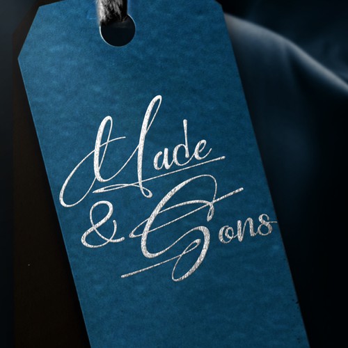Luxury Meets Ease: Logo & Card Design for Made & Sons Design by D A™