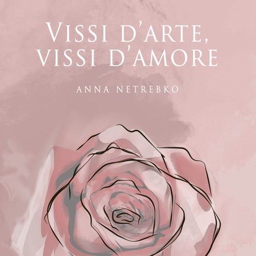 Illustrate a key visual to promote Anna Netrebko’s new album Réalisé par Sourmango