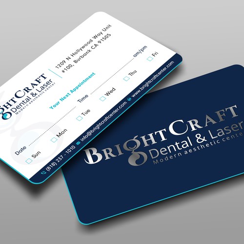 Modern Dental and Medical SPA business card Design von prosenjit_P