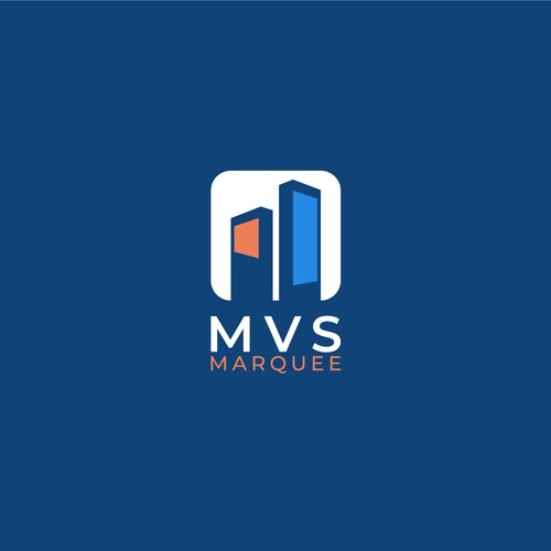 MVS Marquee digital signage logo Design by Fierda Designs