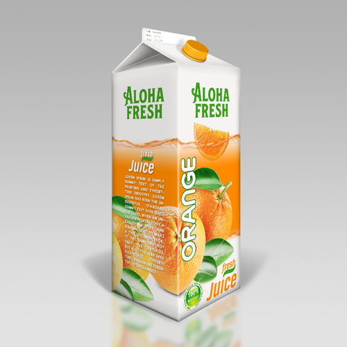 ALOHA FRESH JUICE & TEA Design by kenan.design