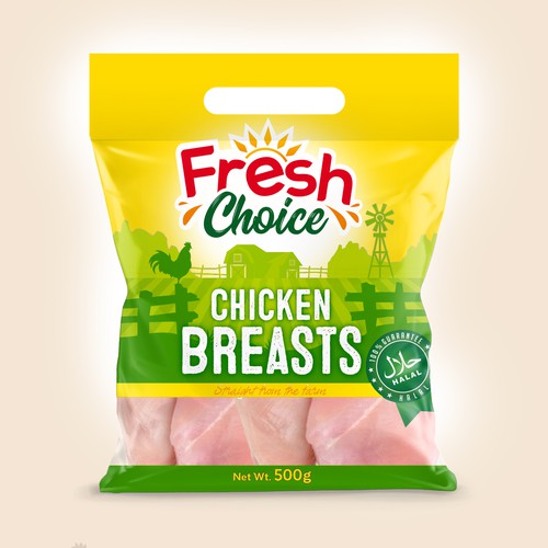 Packaging design for our chicken. Design by Daisygirl1702