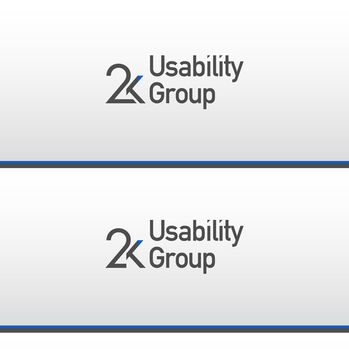 2K Usability Group Logo: Simple, Clean Réalisé par Mindmove