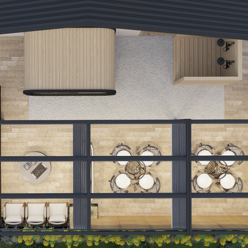 Ideation: Roof Top Terrace Design by Muzaena