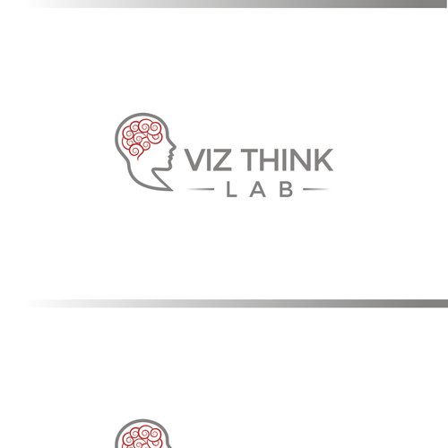 A logo on how Viz Think Lab uses visual thinking drawing skills to promote business creativity Design by tutubis