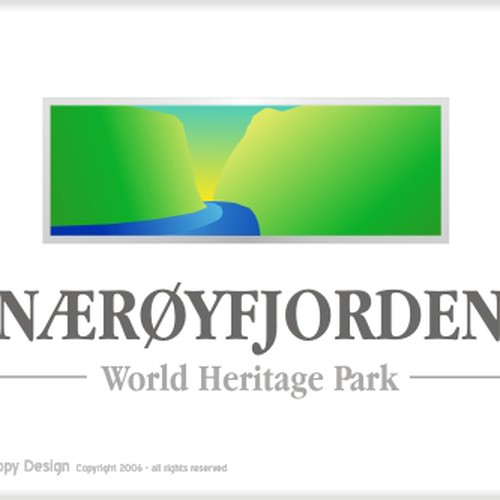 NÃ¦rÃ¸yfjorden World Heritage Park デザイン by Intrepid Guppy Design