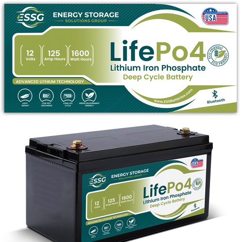 Design a label for Battery Product that sets us apart from our competion Design by GARDOUM