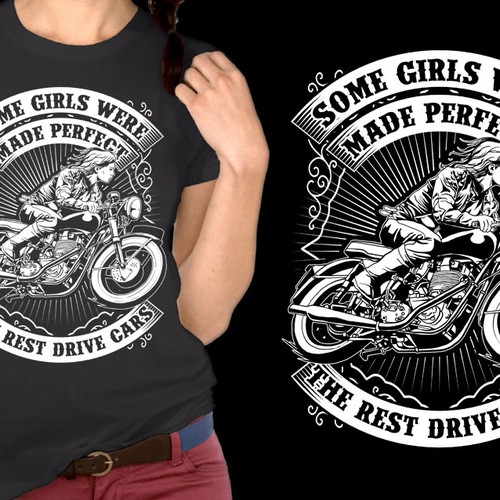 Women's Motorcycle TShirt Tshirt contest