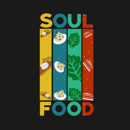 Soul Food/Foodie Themed T-Shirt Designs Design von BRTHR-ED