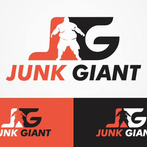 Create a modern, eye-catching logo for junk removal company Junk Giant. Design by Brainstorming_day