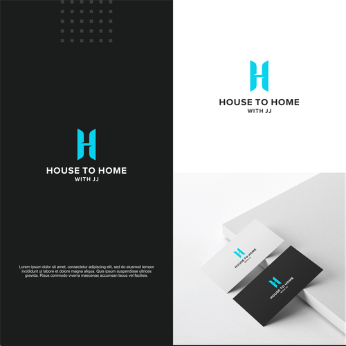 "House to Home with JJ" REAL ESTATE AGENT LOGO!! Réalisé par Sk Graphic