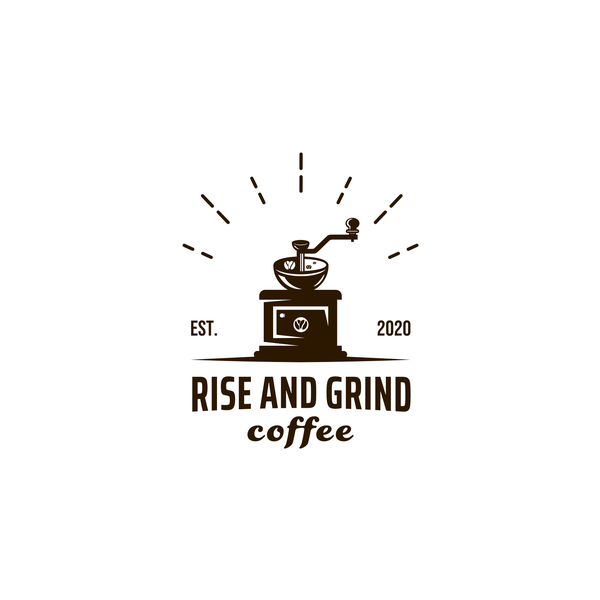 Design by Halona® titled "Rise & Grind Coffeehouse logo"