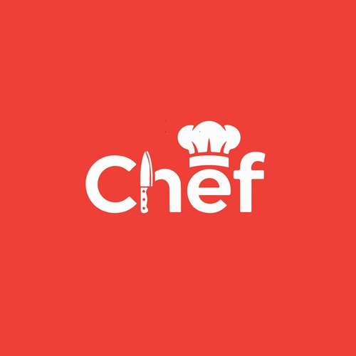 "CHEF": Food & Cooking Social Media Logo Design by Judgestorm