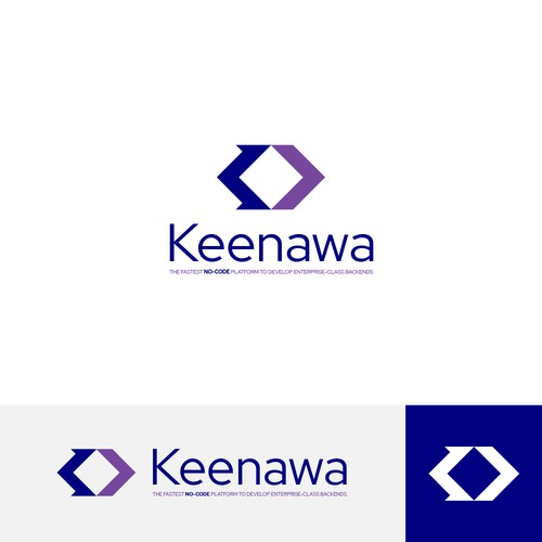 Logo design for a global technology platform Design by ken_draw