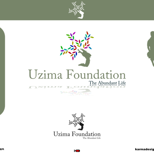 Cool, energetic, youthful logo for Uzima Foundation Design by karmadesigner