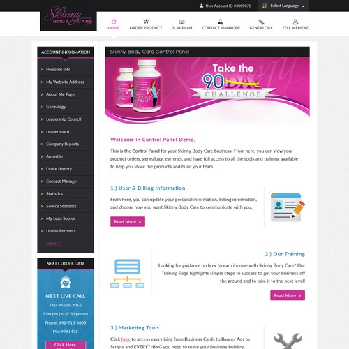 *** GUARANTEED PRIZE *** - New Website Template for MLM Company - NEW! Design by Gendesign