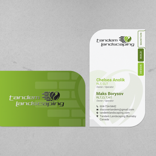 Landscaping deals business cards