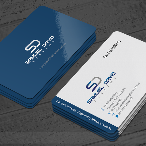 New stationery wanted for Samuel David Systems Diseño de ArtLeo