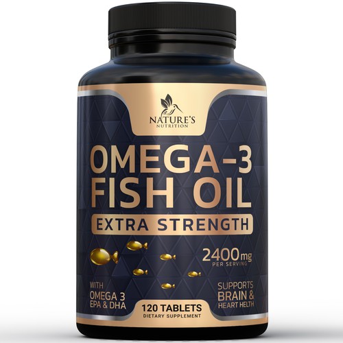 Designs | Omega 3 Fish Oil Design needed for Nature's Nutrition ...