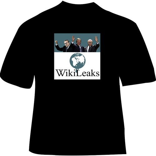 New t-shirt design(s) wanted for WikiLeaks デザイン by deepbluehue