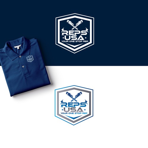 Diseño de Rep's USA Logo de Nana445