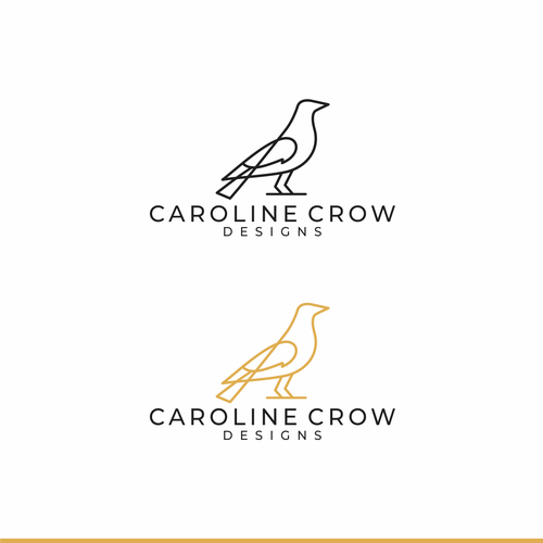 logo help pls! crow sketch needed to launch a simple and cool jewelry brand Design by The Pixel Imagin