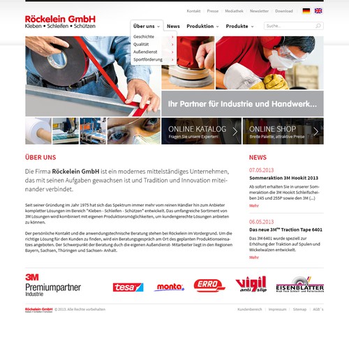 Web page design contest entry by shady_lane