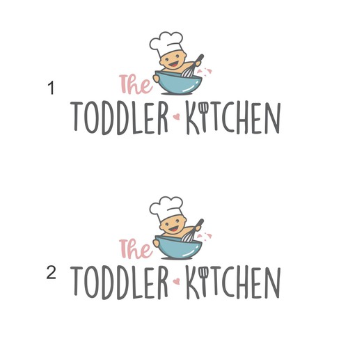 Fun logo for a food blog company focused on toddler and family nutrition and recipes. Design von meryofttheangels77