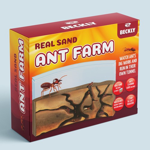 Eye Catching Ant Farm Box Design Design by Radmilica