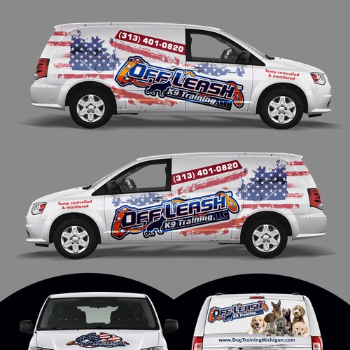 Fun, Trendy, Eye Catching Partial/Full Van Wrap Design by Tanny Dew ❤︎