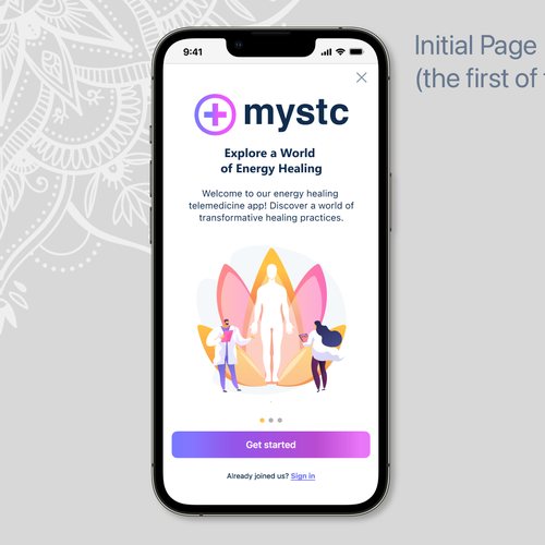 TeleMed Type of App design Design by trogled