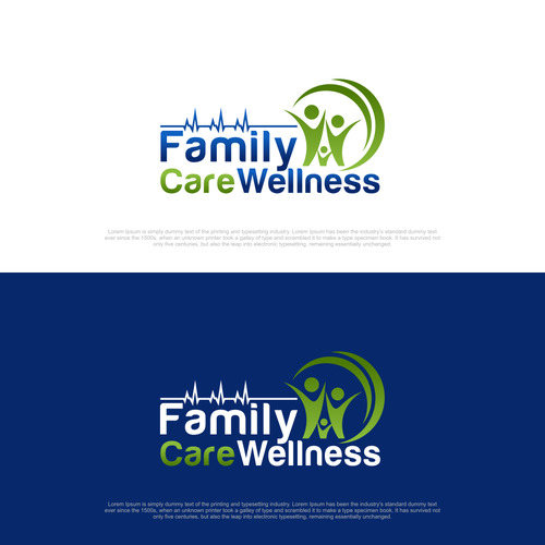 Family Care Wellness logo to appear similar to the attached Family Care Clinic logo Design by Dyne Creative