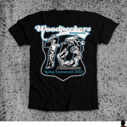 Help Woodpeckers Softball Team with a new t-shirt design Réalisé par vabriʼēl