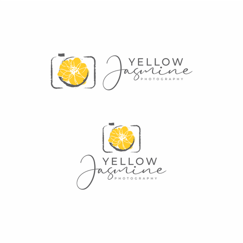 Yellow Jasmine Photography Logo Design Design by The Pixel Imagin