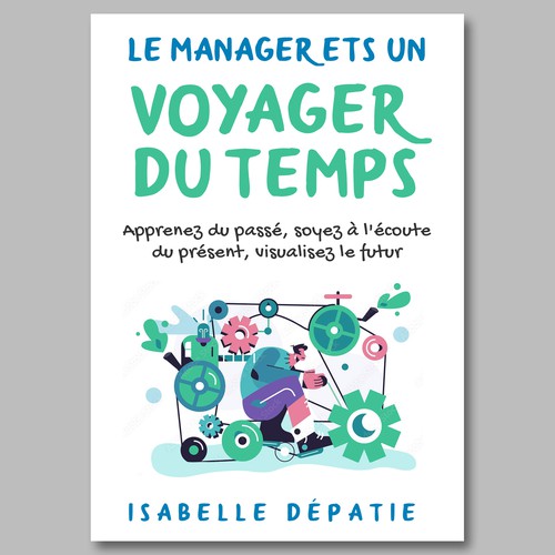 Cover for a French book about management - Fun work ! :) Diseño de Colibrian