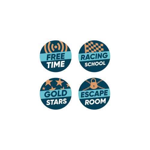Cool Badges for Team building Design by Byteripper