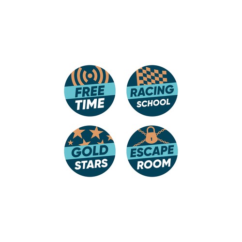 Cool Badges for Team building Design by Byteripper