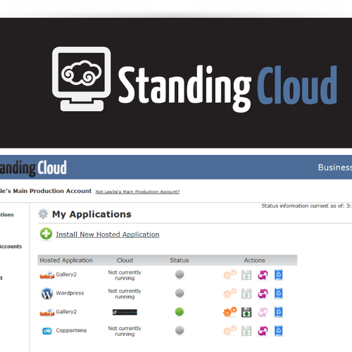 Papyrus strikes again!  Create a NEW LOGO for Standing Cloud. デザイン by papyrus.plby