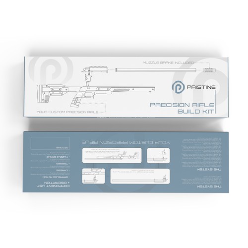 We need some high-caliber designs for our *market-first* Rifle Build Kit packaging! Design by Muhiuddin99
