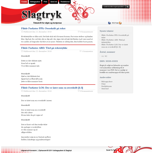 Simple Header and Footer for website Design von pohelasoft