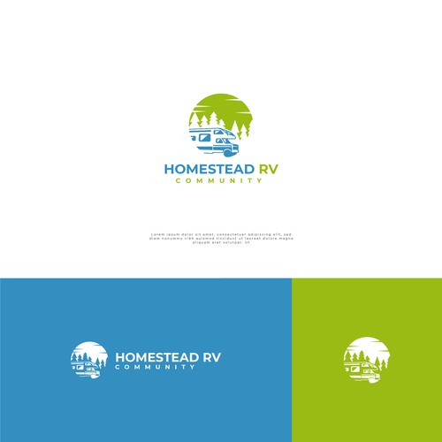 Eye grabbing  & fresh Logo for Upscale RV Community Design por StudioJack