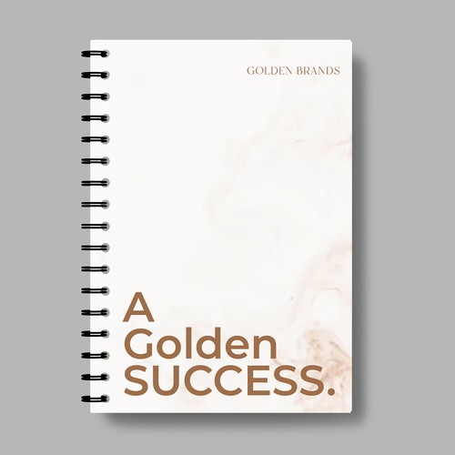 Inspirational Notebook Design for Networking Events for Business Owners Design by Kateryna Loreli