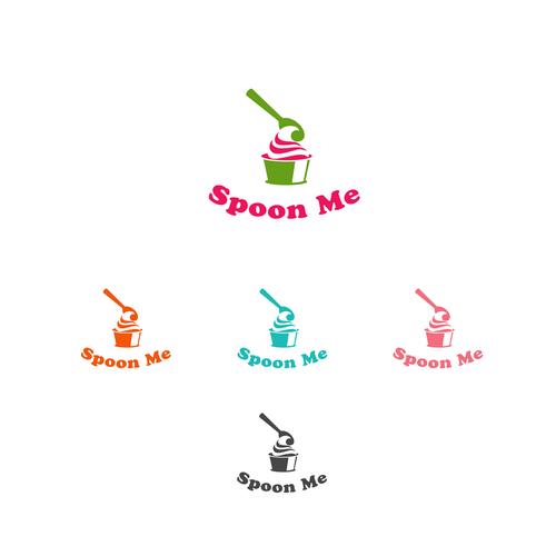 Create a trendy logo for a new Frozen yogurt shop! Spoon Me Yogurt Design by GDsigns