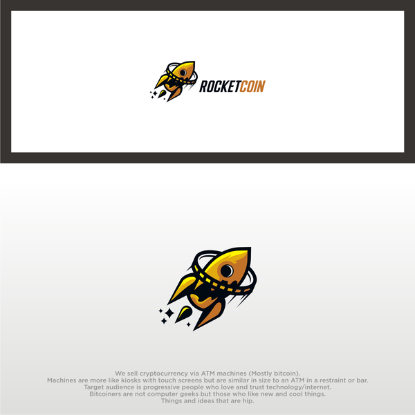 Design by BOSE JONY titled "Rocket Coin"