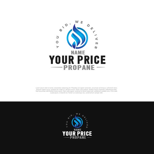 we need a design that will grab the eye for ordering propane and propane pricing. Design by pixelgrapiks