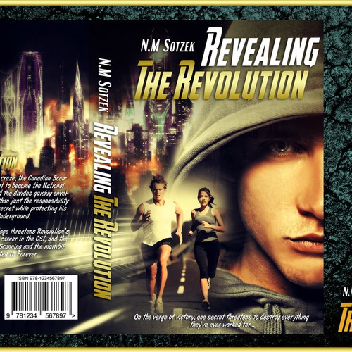 Design an awesome cover for Science/sports-fiction novel 'Revealing the Revolution' Design by FalaBogu