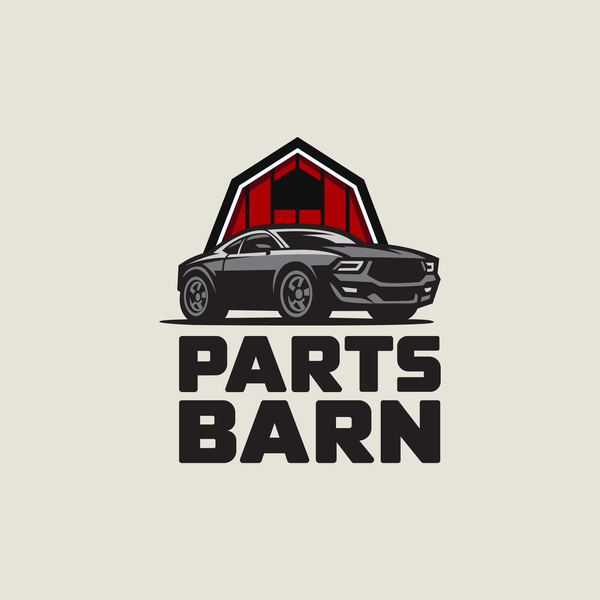 Parts Barn Logo design