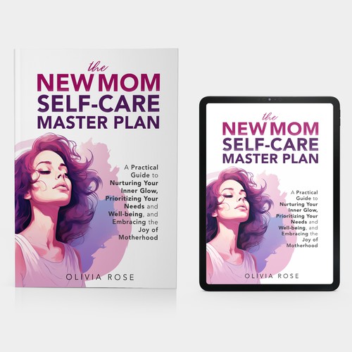 Self-care for New Moms book cover Ontwerp door Laslo Vanger