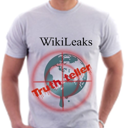 New t-shirt design(s) wanted for WikiLeaks Diseño de kirandbird