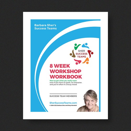 Workbook front cover for adults with big dreams - make me smile Design by Xnine